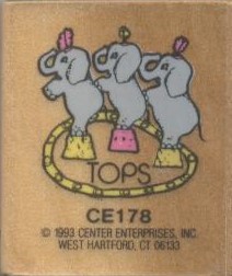 [CEX178] Tops Elephants Stamps