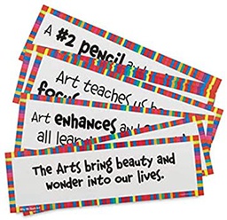 [CRPX1878] WHY WE TEACH ART DISPLAY CARDS (7cmx5cm)