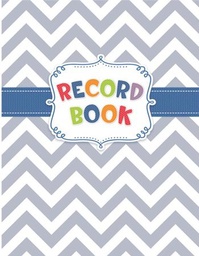 [CTPX1263] Chevron Record Book  (11''x8.5'')(27.9cmx21.5cm)