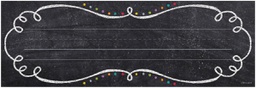 [CTP4463] Chalk!! Swirls &amp; Twirls Name Plates 9.5''x3.25''(24cmx8.2cm)(36pcs)