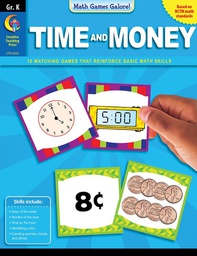 [CTP6355] Math Games Galore: Time and Money, Gr. K
