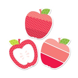 [CTPX6493] Paint Poppy Red Apples Accents 3 designs 12 each 6''(15cm) (36 pcs.)