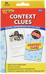 [EPX62992] Reading Comprehension Practice Cards: Context Clues (Yellow Level)