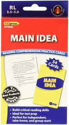 [EP63066] Reading Comprehension Practice Cards: Main Idea (Blue Level)(54cards)