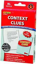 [EP63071] Reading Comprehension Practice Cards: Context Clues (Red Level)