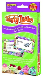 [EPX3671] Tasty Task Cards, Informational Text Features 96 Practice Question (48 double sided cards)