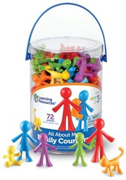 [LER3372] All About Me Family Counters (72 counters in six colors)