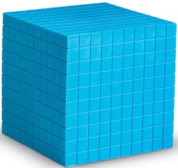 [LERX0927] Plastic base ten blocks: 1 cube