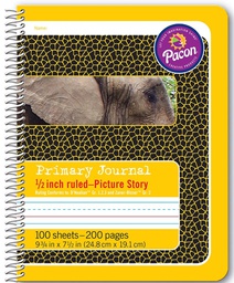 [P2430] SPIRAL COMPOSITION BOOK 0.5&quot; PICTURE STORY (9.75&quot;x7.5&quot;)(24.7cmx19cm) 100 sheets yellow