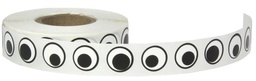 [PAC34021] Wiggly Eyes -Stickers,1000 Black pcs (0.5&quot;=1.25 cm)