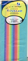 [PX0058960] TISSUE LUSTER LITES (20''X30'')(50.8cmx76.2cm) (12ct)