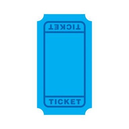 [T10599] Blue Tickets Mini Accents (36pcs) 2.75''(7cm)