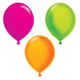 [TX10602] Party Balloons Accents Variety PK.6 designs 6.1''(15.5cm)   (36 pcs)