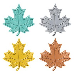 [T10644] I  Metal Leaves Accents Variety pack, 6''(15.2cm) ( 36 pcs)