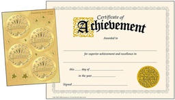 [T11901] Achievement Awards (Excellence Seals) (30 certificates 32 seals)(21.5cmx27.9cm)