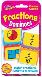 [T24009] Fractions Dominoes (54 game cards, 2 activity cards)