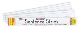 [T4001] White WIPEOFF Sentence Strips 24&quot;(60.9cm)