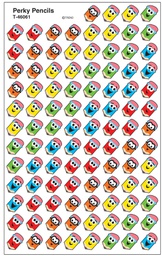 [TX46061] Perky Pencils Super Shapes Stickers (8 Sheets)