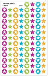 [TX46093] Painted Stars Super Shapes Stickers (8 sheets)