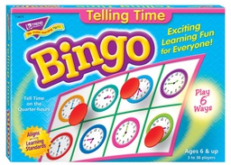 [T6072] Telling Time Bingo Age: 6 &amp; up  (2-36 players)