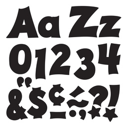 [T79802] Black 4'' Friendly Combo Letters(225pcs)
