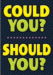 [TA67059] COULD YOU? SHOULD YOU? POSTER 13.3''x19''(33.7cmx48.2cm)