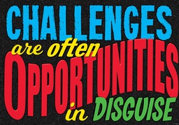 [TA67063] CHALLENGES are often... Poster 13.3''x19''(33.3cmx48.2cm)
