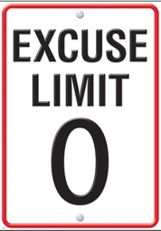 [TA67259] Excuse Limit 0 Poster 13.3''x19''(33.7cmx48.2cm)