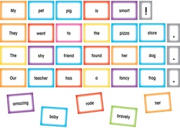 [TCRX20849] Silly Sentences Pocket Chart Cards (144pcs)