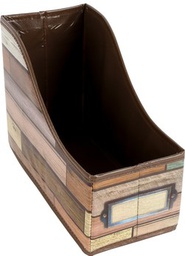 [TCR20969] Reclaimed Wood Book Bin ( 5&quot; x 8&quot; x 11&quot; )(12.7cmx20.3cmx27.9cm)