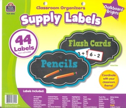 [TCR3515] Chalkboard Brights Supply Labels