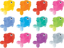 [TCR3551] Colorful Fish Mini Accents (36 pcs)(Approx. 2.6” x 2.6”)(6.6cmx6.6cm)
