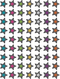 [TCR3556] Chalkboard Brights Stars Mini Stickers (378stickers)
