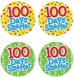 [TCR5393] 100 Days Smarter Wear ’Em Badges(32pcs)