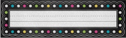 [TCR5624] Chalkboard Brights Flat Name Plates 3.5''x11.5''(8.8cmx29.2cm)(36pcs)