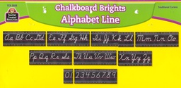 [TCR5858] Chalkboard Brights Cursive Writing Bulletin Board (17ft=518.1cm)