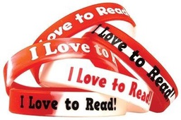 [TCR6566] Fancy I Love to Read Wristbands (10 pcs)