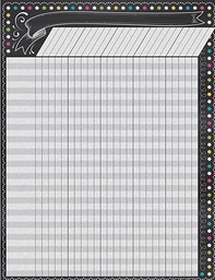 [TCR7564] Chalkboard Brights Incentive Chart (17''x22'')(43cmx55.8cm)