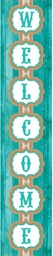 [TCR77197] Shabby Chic Welcome Banner