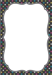 [TCR77348] Chalkboard Brights Clingy Thingies Large Note Sheet