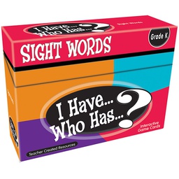 [TCR7868] I Have... Who Has...? Sight Words Game (Gr. K) (37cards)