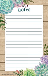 [TCR8595] Rustic Bloom Notepad