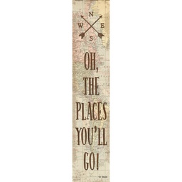 [TCR8632] Travel the Map Oh, the Places You’ll Go! Banner 8''x39''(20.3cmx99.06cm)
