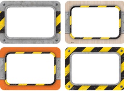 [TCR8720] Under Construction Name Tags/Labels - Multi-Pack