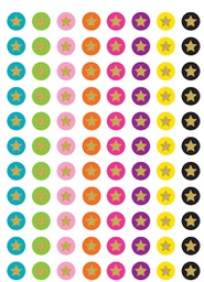 [TCR8728] Confetti Stars Mini Stickers Value-Pack(1144stickers)