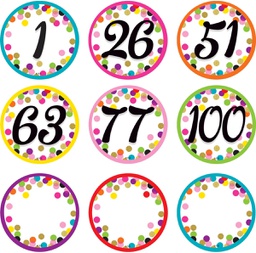 [TCR8752] Confetti Number Cards (110pcs)