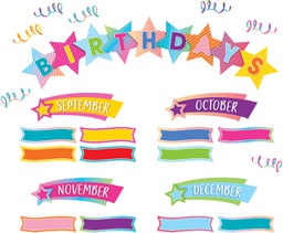 [TCR8755] Colorful Vibes Birthdays Mini Bulletin Board