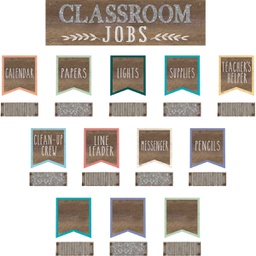 [TCR8801] Home Sweet Classroom Classroom Jobs Mini Bulletin Board 21''x6''(53.3cmx15.2cm)(49pcs)
