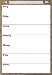 [TCRX77873] Home Sweet Classroom Clingy Thingies Weekly Schedule write-on /wipe-off (30.4cm x 43.1cm)   (1 pc.)