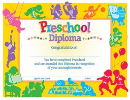 [TX17001] Classic Preschool Diploma 21 1/2cm.x 28cm.(30 sheets)